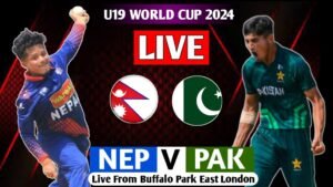 NEPAL VS PAKISTAN LIVE ICC U19 WORLD CUP 2024 LIVE HD