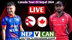 NEPAL VS CANADA 1ST ODI MATCH LIVE 2024
